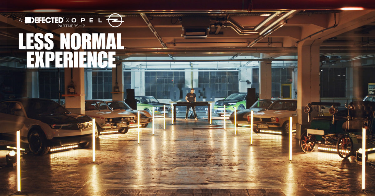 Opel and Defected partner for Press Play: Less Normal Experience live